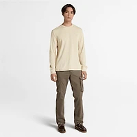 Men's Wharf River Waffle Long-Sleeve Polo Shirt