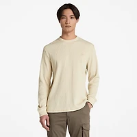 Men's Wharf River Waffle Long-Sleeve Polo Shirt