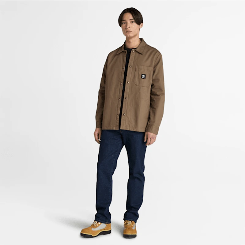 Men's Fleece Lined Overshirt