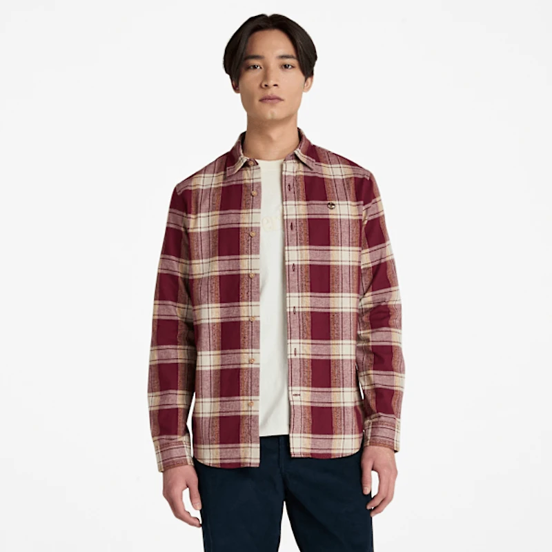 Men's Herringbone Flannel Check Shirt