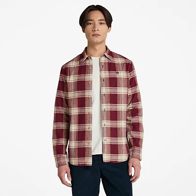 Men's Herringbone Flannel Check Shirt