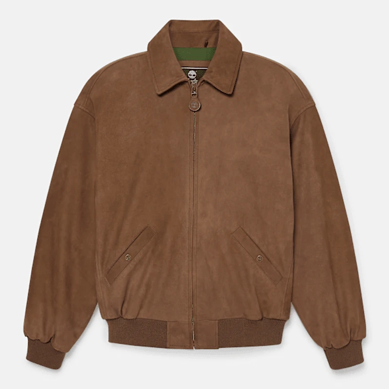 Leather Bomber Jacket