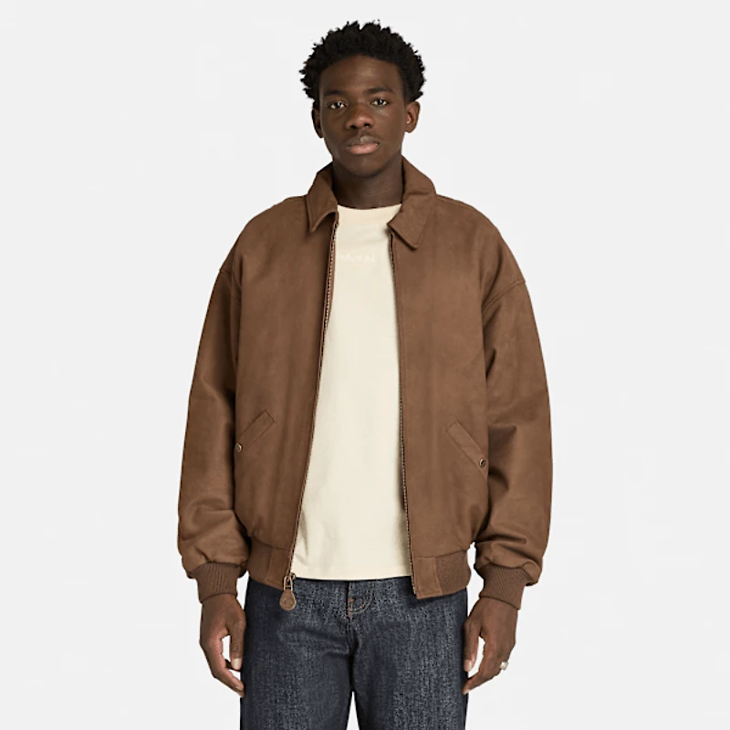 Leather Bomber Jacket