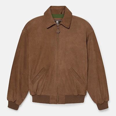 Leather Bomber Jacket