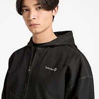 Washed Duck Canvas Hooded Bomber
