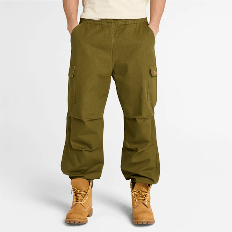 Washed Duck Canvas Cargo Pant