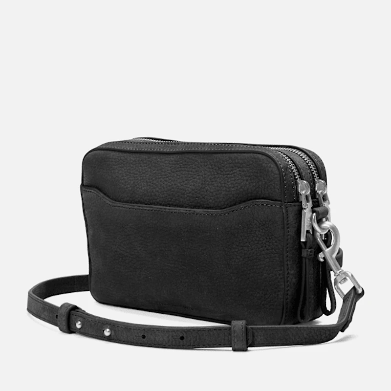 Pebbled Leather Camera Bag