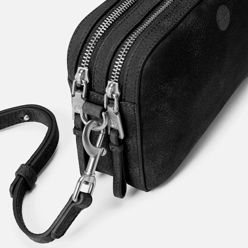 Pebbled Leather Camera Bag