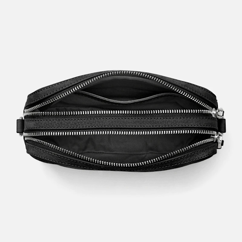 Pebbled Leather Camera Bag