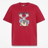 Holiday Graphic Moose T-Shirt