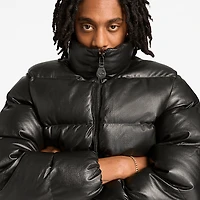 Welch Mountain Leather Puffer Jacket
