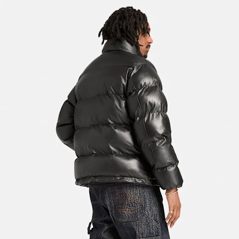 Welch Mountain Leather Puffer Jacket