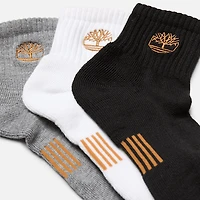 Newmarket 3-Pack Half Cushion Quarter Sock