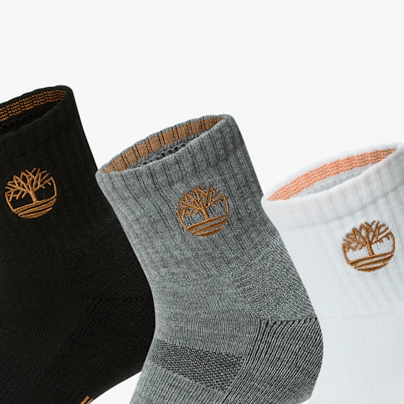 Newmarket 3-Pack Half Cushion Quarter Sock
