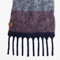 Women's Woven Striped Scarf