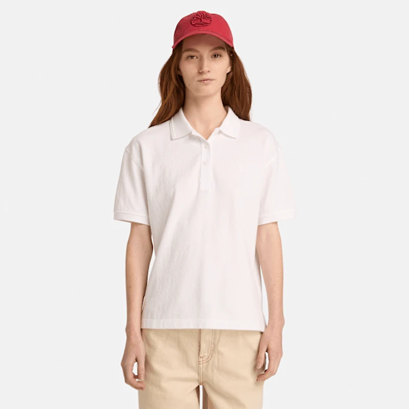 Women's Short-Sleeve Pique Polo
