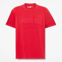Men's Washed Embroidered Logo T-Shirt