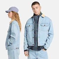 Corduroy Collared Denim Jacket