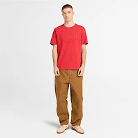 Men's Washed Embroidered Logo T-Shirt