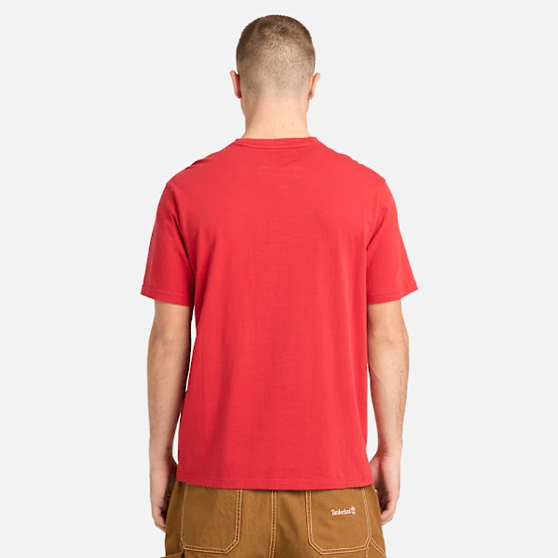 Men's Washed Embroidered Logo T-Shirt