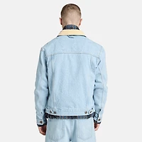 Corduroy Collared Denim Jacket