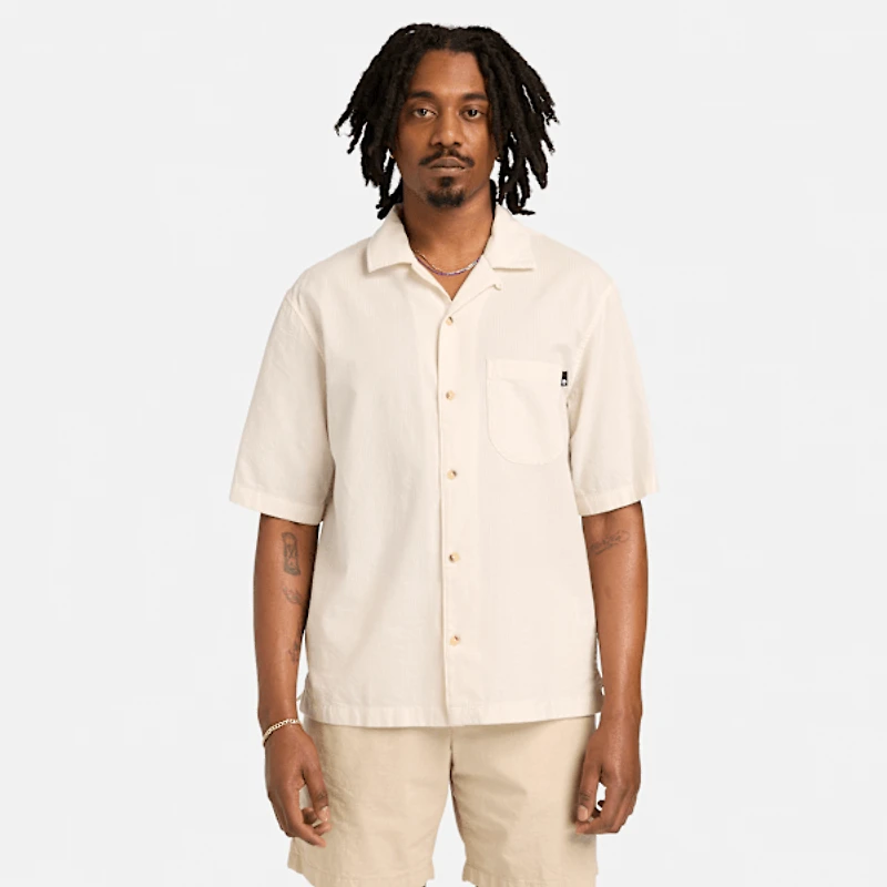 Men's Short-Sleeve Seersucker Resort Shirt