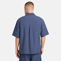 Men's Short-Sleeve Seersucker Resort Shirt