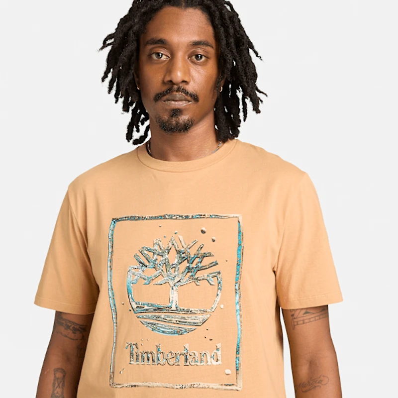 Men's Water Graphic Logo Short-Sleeve T-Shirt