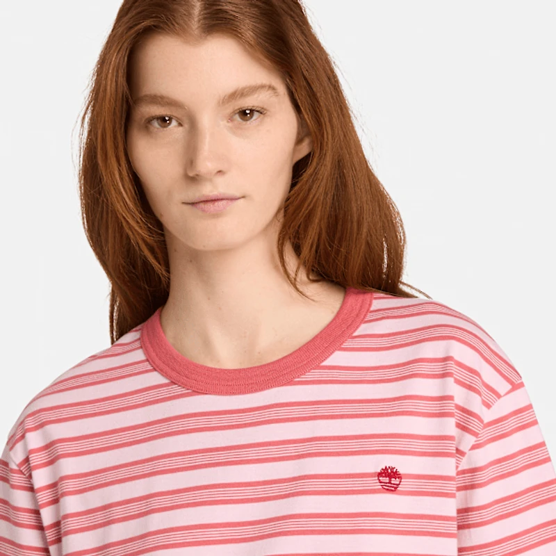 Women's Striped Short-Sleeve T-Shirt