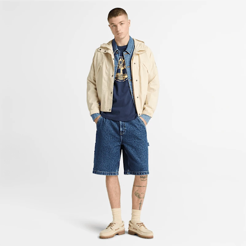 Men's Tree Logo Lake House Graphic T-Shirt