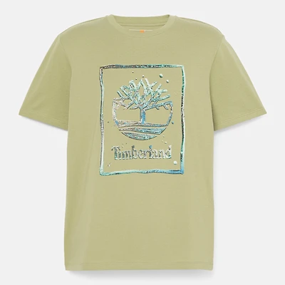 Men's Water Graphic Logo Short-Sleeve T-Shirt
