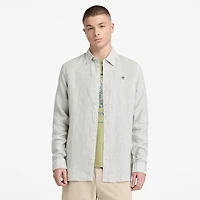 Men's Mill Brook Regular Fit Linen Shirt