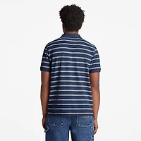 Men's Millers River Striped Short-Sleeve Polo