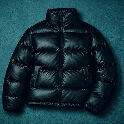 Welch Mountain Leather Puffer Jacket