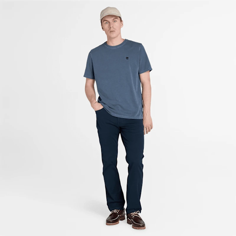 Men's Dunstan River Garment Dyed Short-Sleeve T-Shirt