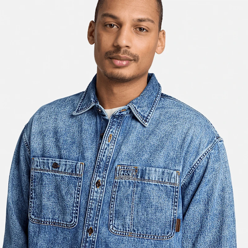 Men's Denim Pocket Shirt