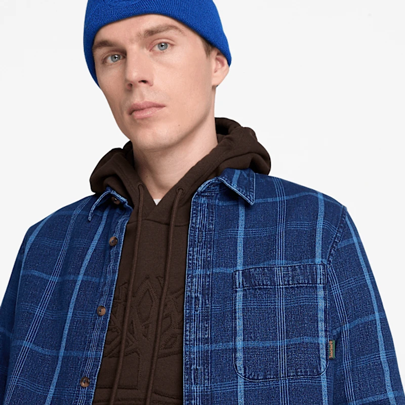 Men's Indigo Check Regular Shirt