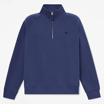 Men's Exeter River Embroidered Logo Quarter-Zip Sweatshirt