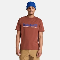 Men's Established 1973 Embroidered Short-Sleeve T-Shirt