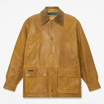Men's Wenham Leather Field Coat