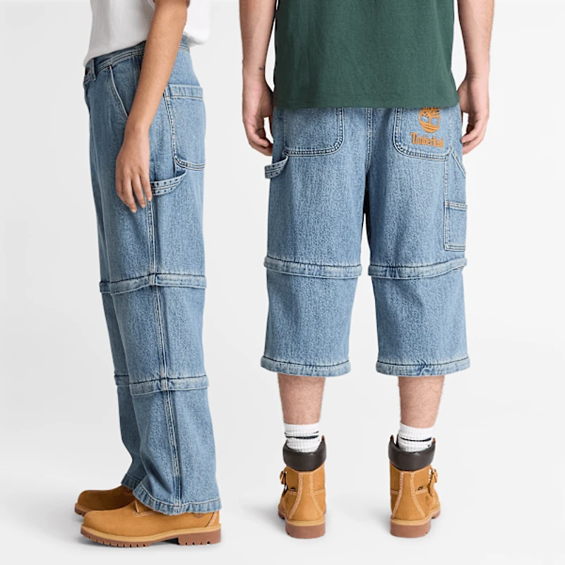 Timberland® x BEAMS Denim Carpenter Zip-Off Pant