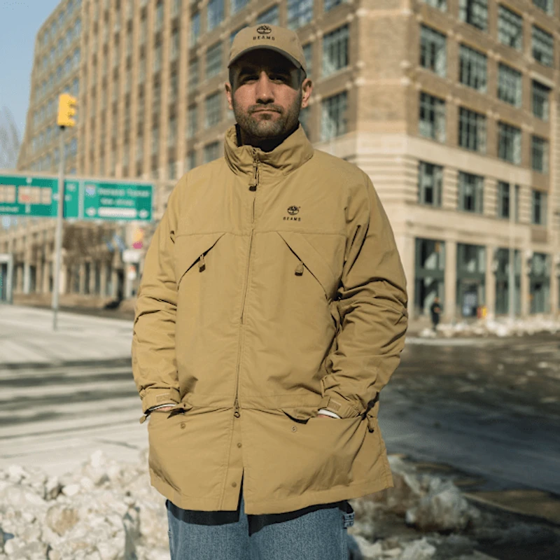 Timberland® x BEAMS Nylon Zip Up Convertible Jacket