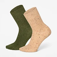 Speckled 2-Pack Crew Sock