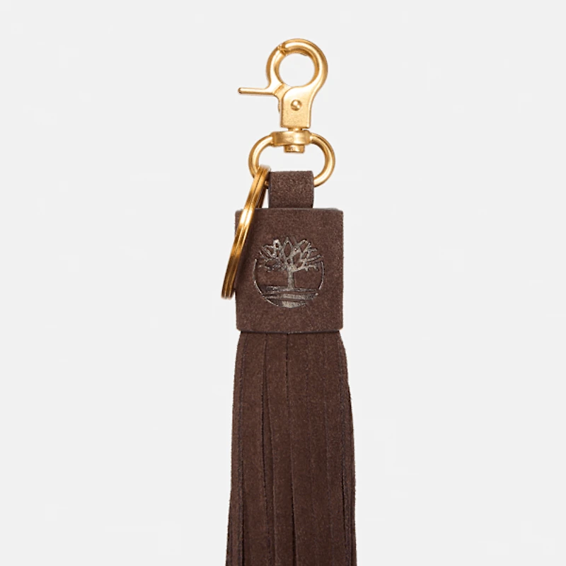 Tassel Bag Charm with Key-Ring