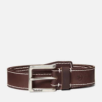 Men's Hand-Stitched Leather Belt