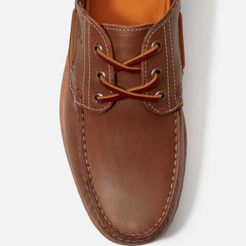 Men's Timberland® Authentic 3-Eye Lug Handsewn Boat Shoe