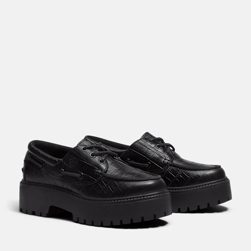 Women's Stone Street Platform Boat Shoe