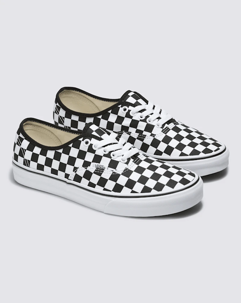Customs Authentic Checkerboard Wide Shoe