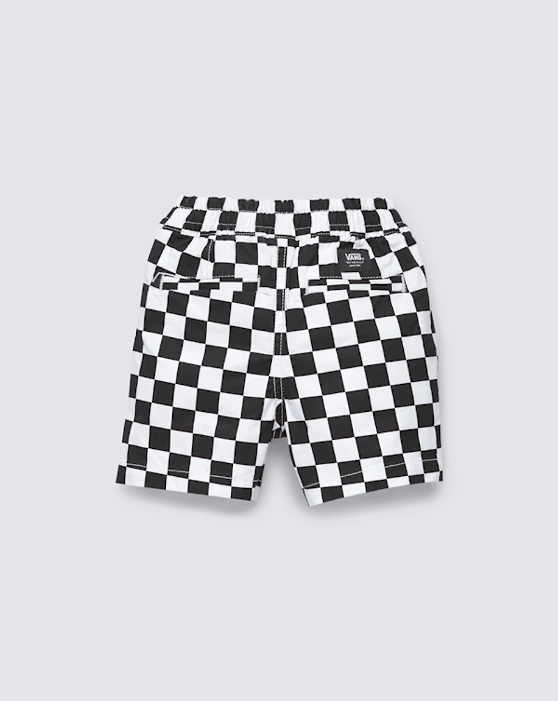 Little Kids Range Elastic Checkerboard Shorts