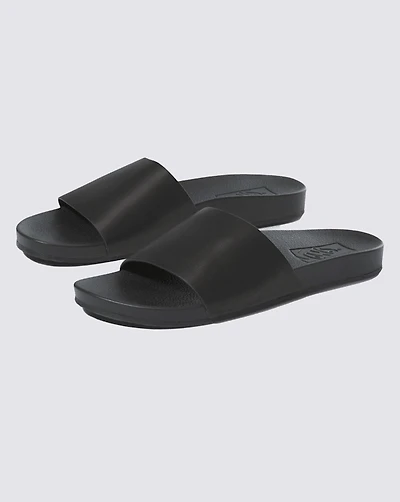 Womens Decon Leather Slide-On Sandal